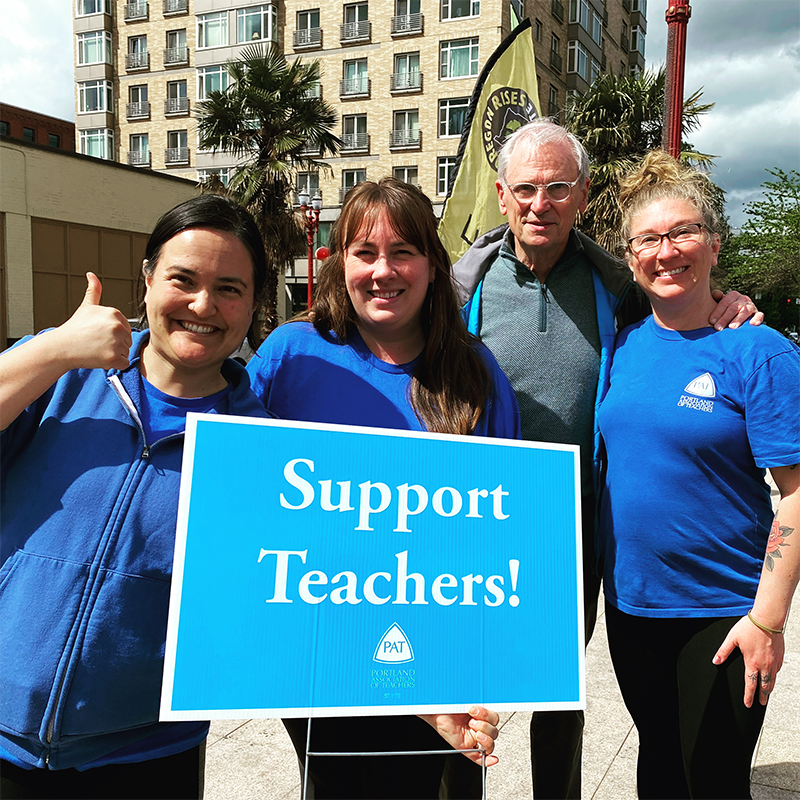 Portland Teacher's Union Members