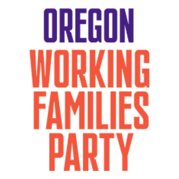 Block text reading "OREGON WORKING FAMILIES PARTY"